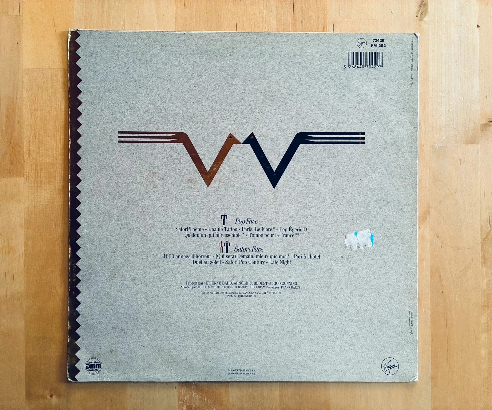 Disco de vinilo 33T Étienne Daho Pop Satori. – photo 2